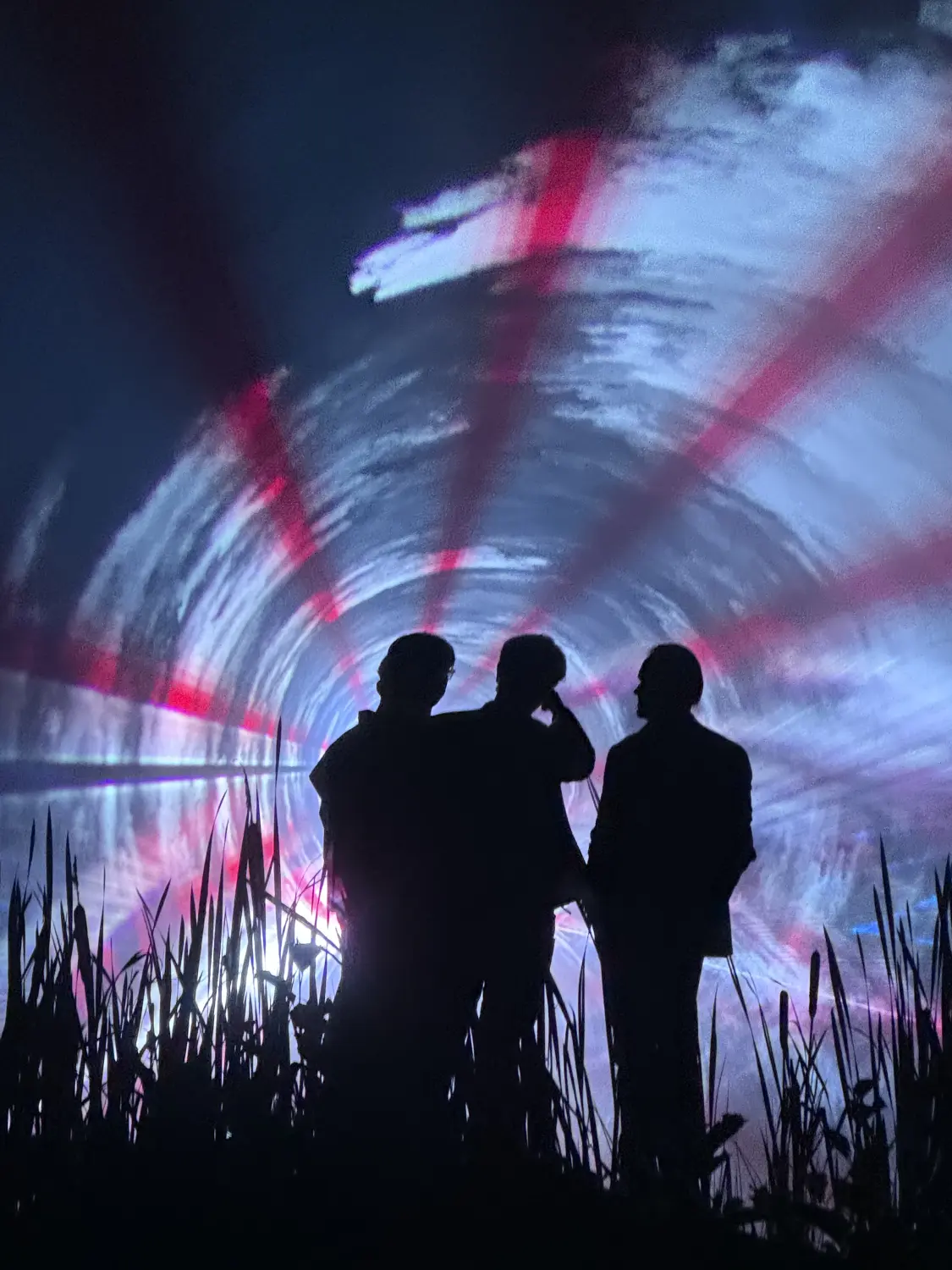 Menschen im Lasertunnel von Clickwork23 